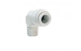 Conector de cuplare cu cot 1/4" MIP x 1/4" tub A4ME4-W